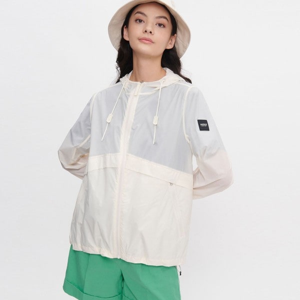 エーグル　撥水 ELG アーバンアクティブパーカ　アイボリー AIGLE 撥水 ELG アーバンアクティブパーカ | エーグル(AIGLE