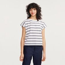 ショートスリーブストライプTシャツ