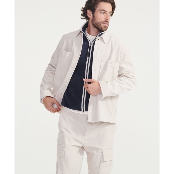 エーグル（AIGLE）/ビッグポケット ワンポイントロゴ刺繍 コーデュロイシャツジャケット ビッグポケット ワンポイントロゴ刺繍 コーデュロイシャツジャケット