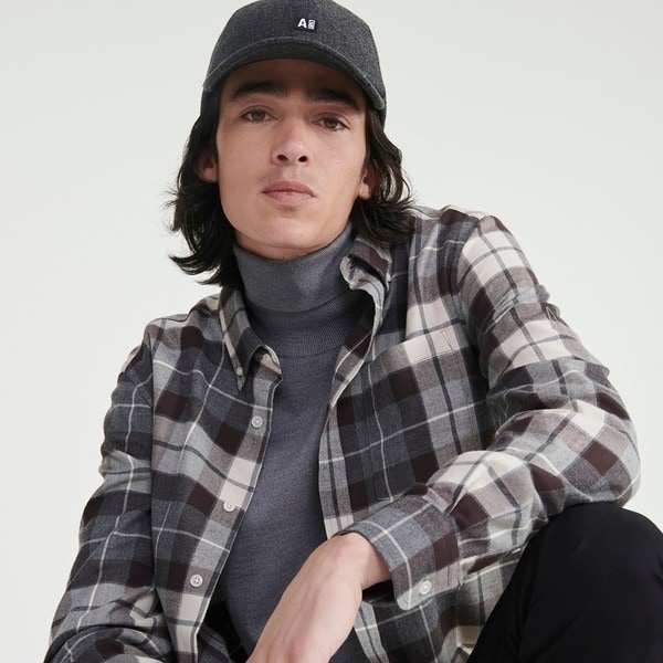 ボタンダウン 長袖チェックシャツ | エーグル(AIGLE) | マルイウェブ