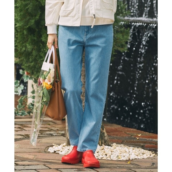 オーガニックコットン ストレートデニムパンツ | エーグル(AIGLE