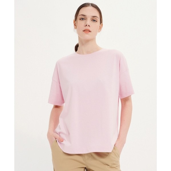 AIGLE / エーグル UVカット スリムフィット ロゴプリント半袖Tシャツ AIGLE｜UVカット スリムフィット ロゴプリント半袖Tシャツ