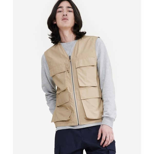 エーグル（AIGLE）/撥水 リサイクルコットン ミリタリーベスト /ジレ 撥水 リサイクルコットン ミリタリーベスト /ジレ | エーグル(AIGLE