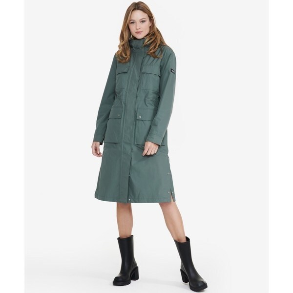 透湿防水 パッカブルロングフーデッドジャケット | エーグル(AIGLE