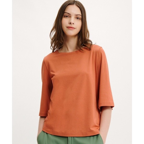 エーグル AIGLE 吸水速乾 ボートネックTシャツ (レディース) 半袖 ZTFAT46-006 UVカット 吸水速乾 ボートネック半袖Tシャツ | エーグル(AIGLE