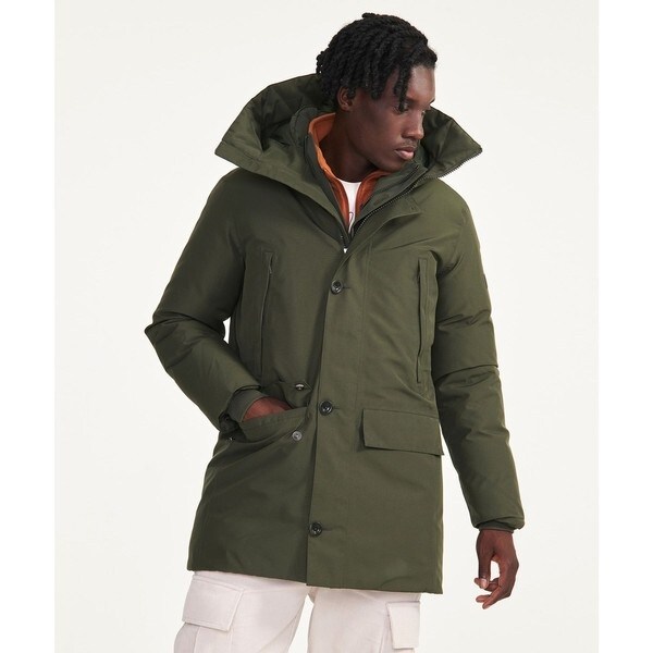 GORE-TEX ゴアテックス 防水 透湿 防風 フーデッドダウンジャケット