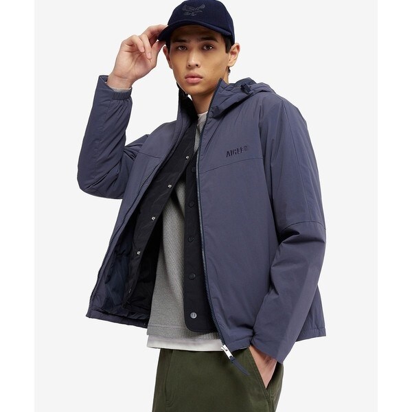 DUPONT SORONA UVカット 撥水 インサレーションジャケットフーディー