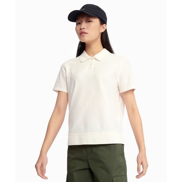 ラコステ 別注 スタンドカラー ポロシャツ 白 5 日本L相当 LACOSTE ポロシャツ 【LACOSTE / ラコステ】別注 バンドカラー