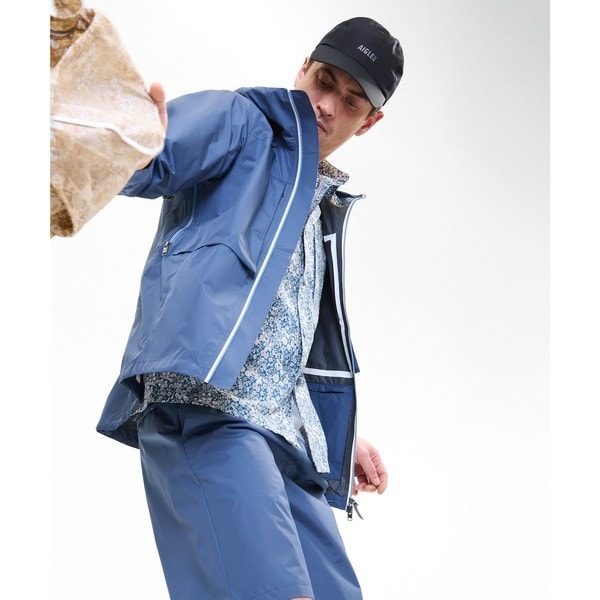 エーグル（AIGLE）/防水 透湿 レインパックプロ ポケッタブル 2．5レイヤーフーデッドジャケット 防水 透湿 レインパックプロ ポケッタブル 2.5レイヤーフーデッド