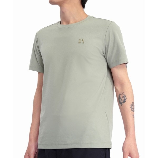 吸水速乾 UVカット プライムフレックス ワンポイント刺繍ロゴ 半袖T