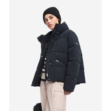 撥水 ショート キルティングパファージャケット