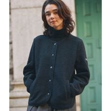 エーグル(AIGLE)のカーディガン シェルパフリースジャケット