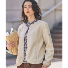 エーグル(AIGLE)のカーディガン シェルパフリースジャケット