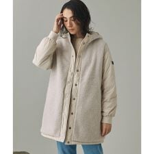 エーグル(AIGLE)のDUPONT SORONA中綿 撥水 インサレーション リバーシブル キルティングボアジャケット