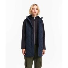 PrimaLoft中綿 撥水 インサレーション ダイヤモンドキルティングミドルベスト