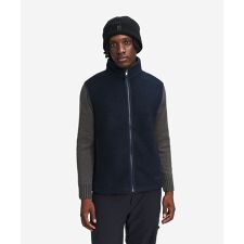 エーグル(AIGLE)のメリノウールブレンド スタンドカラーフリースベスト T-KIT