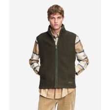 エーグル(AIGLE)のメリノウールブレンド スタンドカラーフリースベスト T-KIT