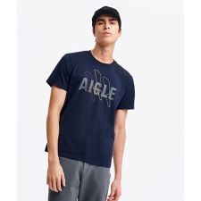 吸水速乾 抗菌防臭 ロゴプリントTシャツ