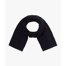 ケーブルニットウールマフラー