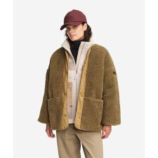 撥水 リバーシブル キルティングボア シェルパジャケット