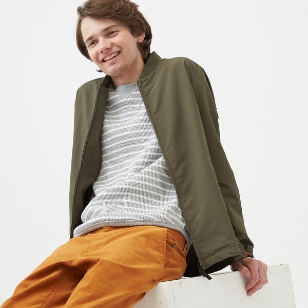 撥水 リブカラー ボンバー ジャケット | エーグル(AIGLE