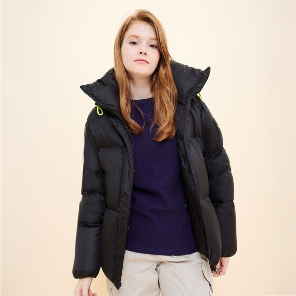 AIGLE フード付きダウンジャケット 36サイズ ホワイト AIGLE フード付きダウンジャケット 36サイズ ホワイト