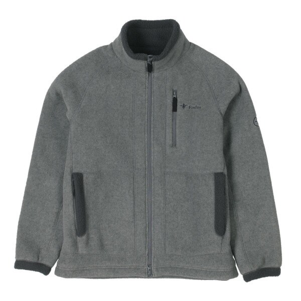 新品 フォックスファイヤー Foxfire バイカラーフリースフルジップ L