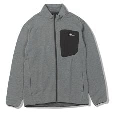 【ウール混】【通気性】【保温】【軽量】グリッドウールフルＺＩＰ