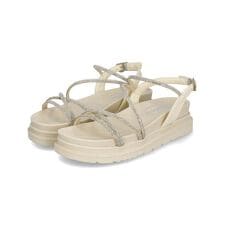 maaRu マアル レディース ラインストーンプラットフォームサンダル 厚底 5451