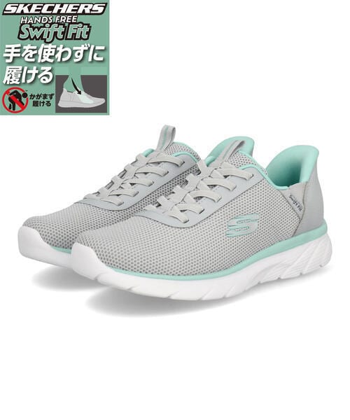 [�}���C]SKECHERS SWIFT FIT SOLE PROVIDER-QUICK EASY �y��/�X�P�b�`���[�Y�iSKECHERS�j �O���[/�R���r
