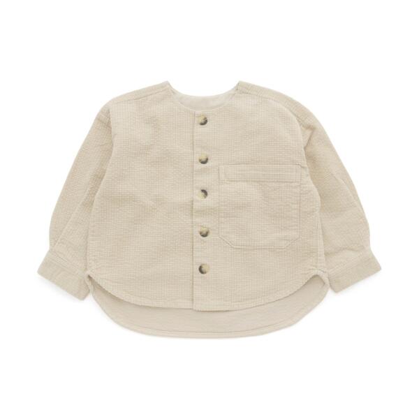R&D.M.Co- コーデュロイノーカラージャケット　アイボリー コーデュロイノーカラーシャツジャケット | エフオーオンラインストア