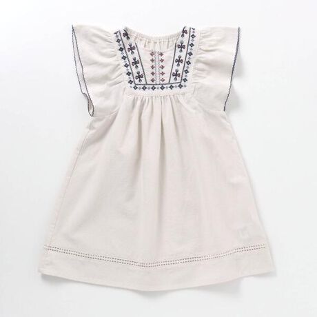 袖フリル刺繍ワンピース | エフオーオンラインストア(F.O.Online 