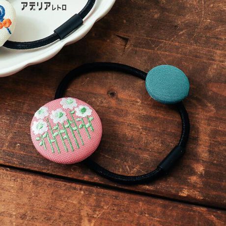 アデリアレトロ くるみボタンヘアゴム | エフオーオンラインストア 