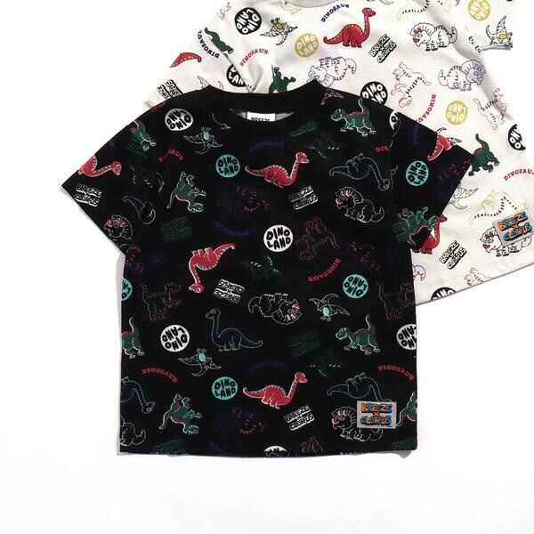 クレオファスコラボ 恐竜総柄Tシャツ | エフオーオンラインストア(F.O. 