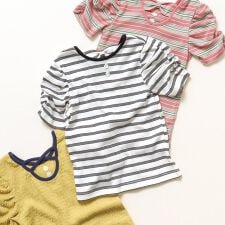 バックリボン・クロスTシャツ(一部WEB限定カラー) | アプレ レ クール(apres les cours)