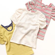バックリボン・クロスTシャツ(一部WEB限定カラー) | アプレ レ クール(apres les cours)