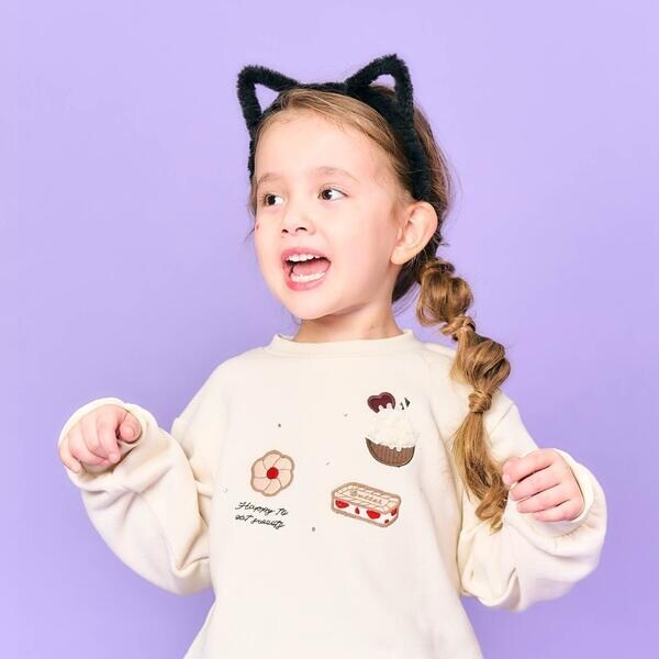 ショートケーキトレーナー/プティマインアプレレクールブリーズローリーズファーム アプレ レ クール apres les cours スイーツ・プレゼントモチーフ