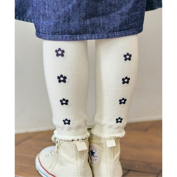 リボン・お花柄レギンス | アプレ レ クール(apres les cours
