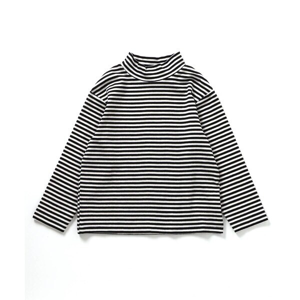 べべ　タートルネック　BeBe　ボーダー　黒　赤　ピンク ニット・セーター（ブランドベベ）（トップス｜キッズ