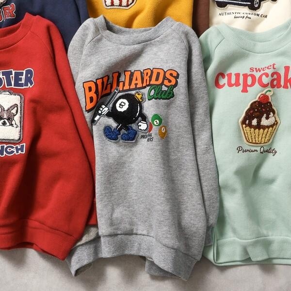 裏起毛あったかサガラワッペントレーナー | ブリーズ(BREEZE) | マルイ