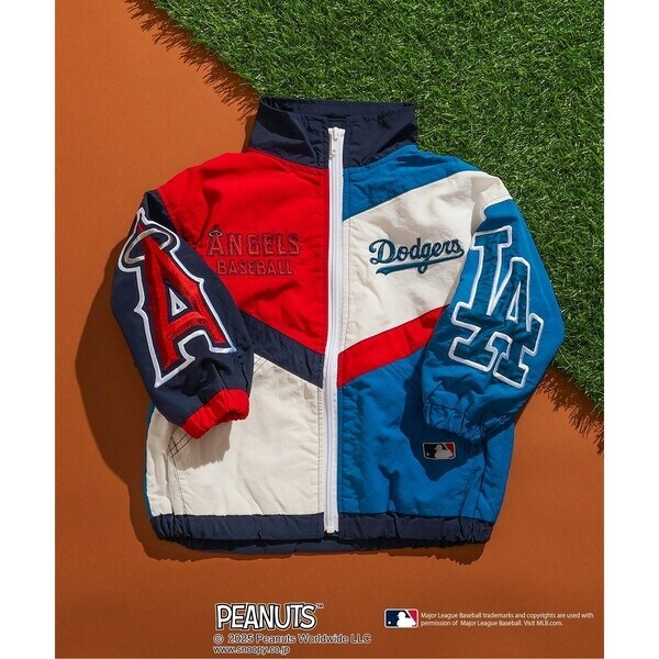 ブリーズ　【MLB×PEANUTS】 スヌーピー ジャケット　110〜120 ブリーズ 【MLB×PEANUTS】 スヌーピー ジャケット 110〜120