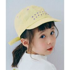 ロゴ刺繍キャップ