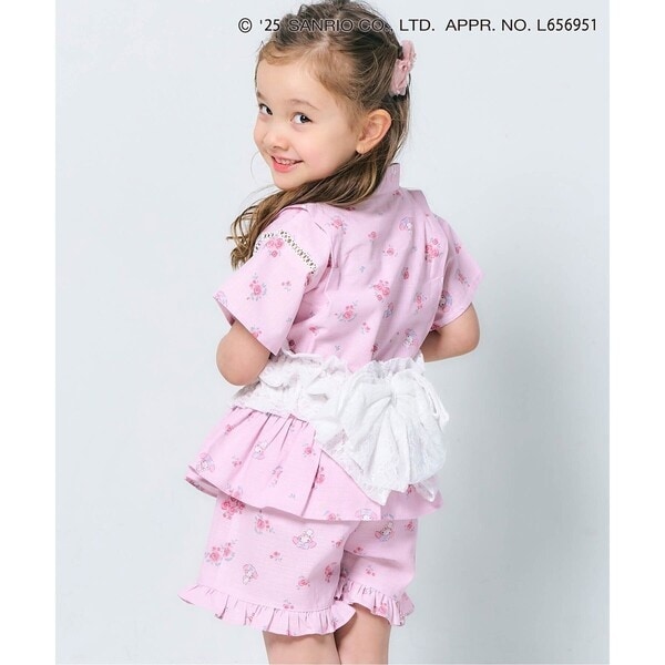 甚平ロンパース（二重織りガーゼ / 井柄＆昆虫 / 男の子 / ベビー