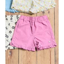 水陸両用フリルショートパンツ  ショート丈_撥水加工