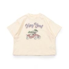 アニマルステッチ刺繍Tシャツ_ジュニア対応