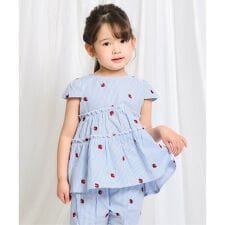 3柄ティアード刺繍チュニック
