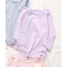 アプレ レ クール(apres les cours)のGIRLSスムース深あき長袖肌着