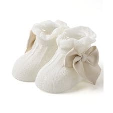 アプレ レ クール(apres les cours)のリボンベビーソックス