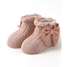 アプレ レ クール(apres les cours)のリボンベビーソックス