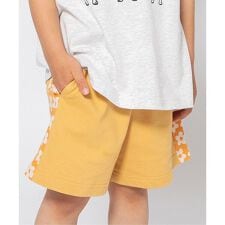 ブリーズ(BREEZE)のサイド総柄切替カットソーパンツ  4分丈